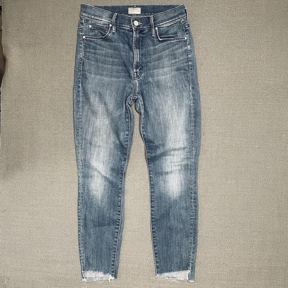 Mother Stunner Women’s Jeans Zip Ankle Step Fray Size 28